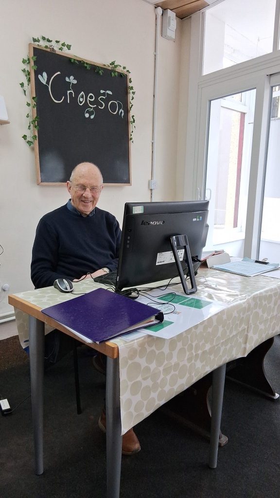 Jim of NPTF in Tenby House